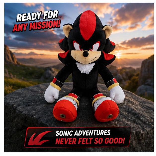 Shadow the Hedgehog Plush