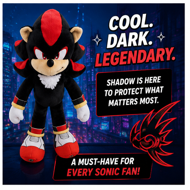Shadow the Hedgehog Plush