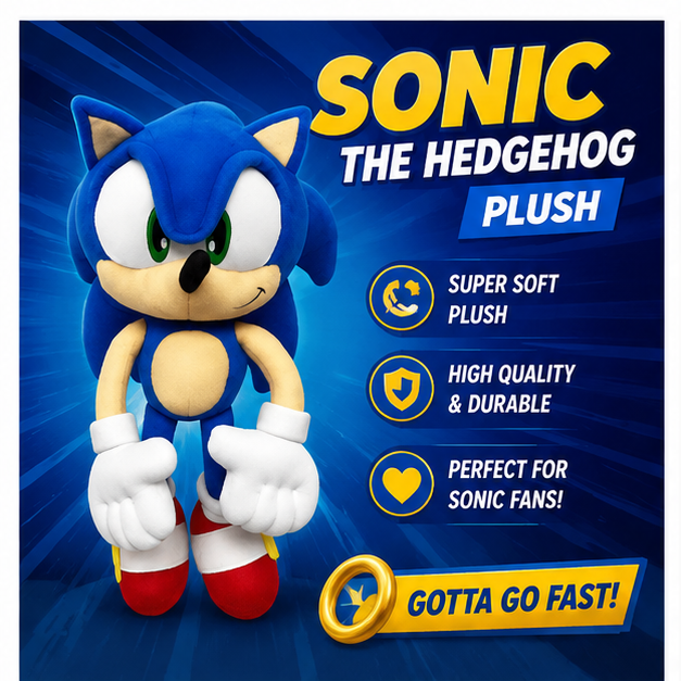 Sonic the Hedgehog Plush